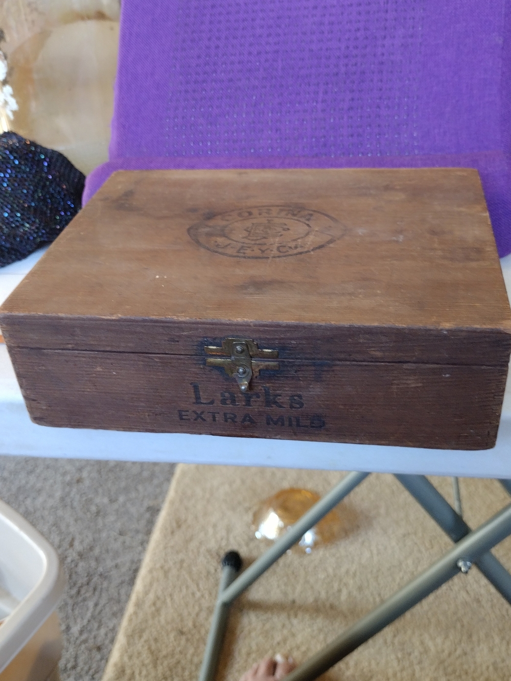 Clarks Extra Mild Wooden Storage Box - Brown